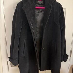 Jones New York Elegant Black Coat